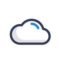 Cloud Interface Icon vector