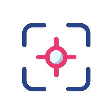 Focus Interface Icon vector
