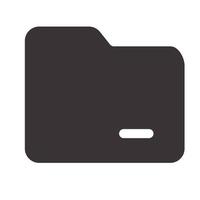 Document Folder icon vector