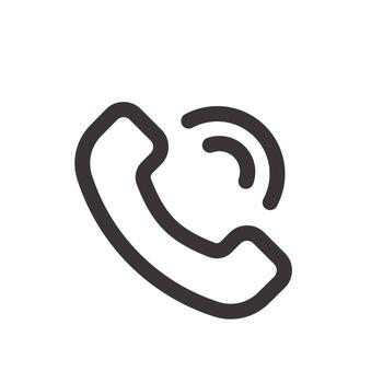 icono de interfaz de llamada vector