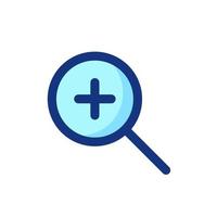 Magnifying Glass Zoom Out Icon vector