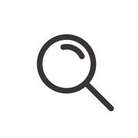 Magnifying Glass Icon vector