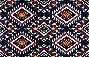 hermoso patrón abstracto étnico azteca sin costuras en bordado tribal, folclórico, diseño de arte chevron. estampado de adornos de arte geométrico.diseño para alfombras, papel tapiz, ropa, envoltura, tela, cubierta vector