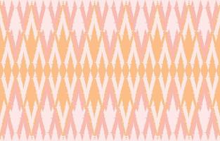 hermoso arte abstracto étnico ikat. chevron de patrones sin fisuras en tribal, rombo de bordado popular y estilo mexicano. estampado de adornos de arte geométrico azteca. diseño para alfombras, papel pintado, envoltura. vector