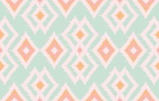 Beautiful Ethnic abstract ikat art. Seamless pattern chevron in tribal, folk embroidery rhombus, and Mexican style. Aztec geometric art ornament print. Design for carpet, wallpaper, wrapping. vector