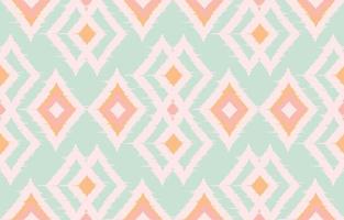 Beautiful Ethnic abstract ikat art. Seamless pattern chevron in tribal, folk embroidery rhombus, and Mexican style. Aztec geometric art ornament print. Design for carpet, wallpaper, wrapping. vector