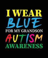 Autism Awareness t-shirt design. Autism Quotes t-shirt design. vector