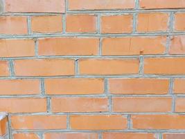 red brick wall background texture, brickwork. wallpaper photo