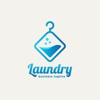 Laundry Washer minimalist flat logo icon vector