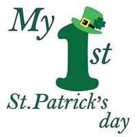 My first St Patrick's Day vector design