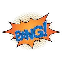 comic explosion bang vector