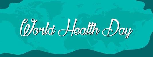 diseño libre de fondo del día mundial de la salud vector