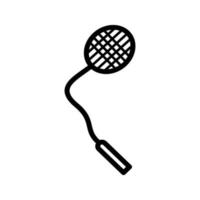 variations of badminton icon vector