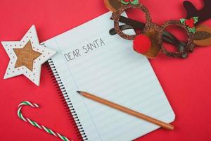 Dear Santa, Letter to santa claus photo