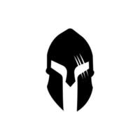 spartan helmet vector icon isolated. simple icon eps10