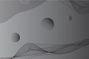 background vector, abstract background, curved line, circle, gray degradation vector