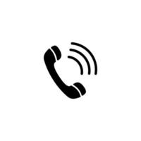 ringing phone call icon vector