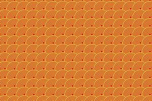 background vector, chinese round pattern, red color, yellow line vector