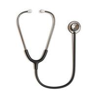 Stethoscope isolated on white background, Health care concept, 3D rendering. photo