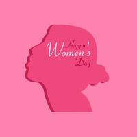 Illustration vector happy women's day