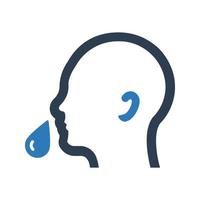 Man with Cold icon vector