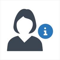 Account alert icon on white background vector