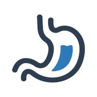 Gastroenterology Icon on white background vector