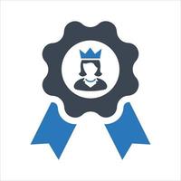 Premium member icon on white background vector