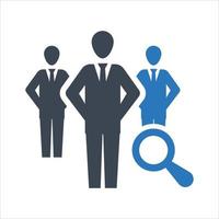 Job candidate, post, employee, Looking job, find icon vector