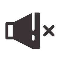 Sound Speaker Interface Icon vector