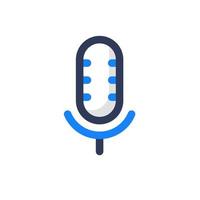 Sound Microphone Interface Icon vector