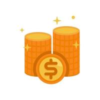 Coins Icon Illustration vector
