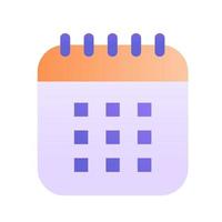 Calendar Interface Icon vector