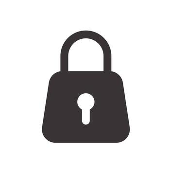 Padlock Interface Icon vector