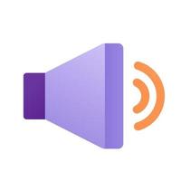 Sound Speaker Interface Icon vector