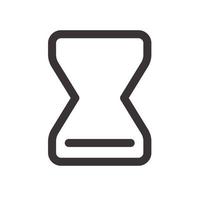 Hourglass Interface Icon vector