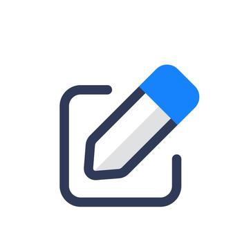 Edit Menu Interface Icon vector