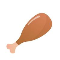 Chicken Thighs Food Icon vector