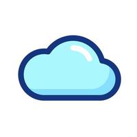 Cloud Interface Icon vector