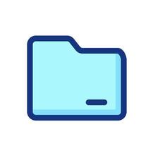 Document Folder icon vector