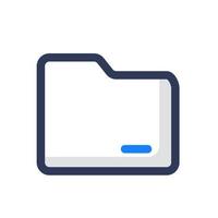 Document Folder icon vector