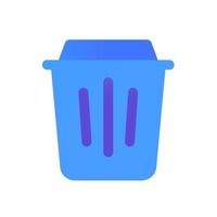 icono de papelera de reciclaje vector