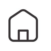 Home Page Interface Icon vector