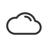 Cloud Interface Icon vector