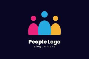 Family link logo design vector