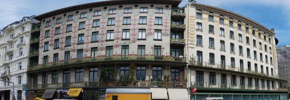 houses in vienna panorama photo