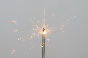 sparkler close up view photo