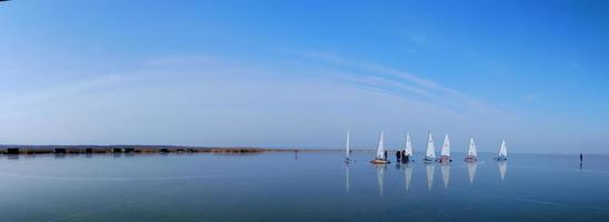 iceboat panorama vew photo