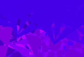 Dark Pink vector pattern with polygonal shapes.