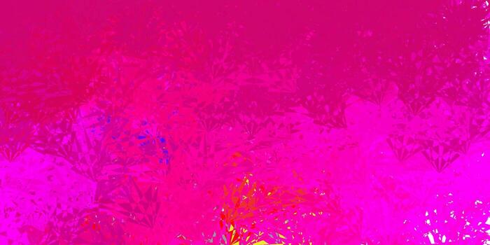 textura de vector de color rosa oscuro con triángulos al azar.